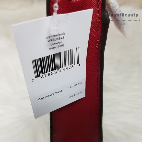 Christmas Present Shop Now!
Kate Spade New Cameron Zip Crossbody Rosso Red - Picture 5 of 10